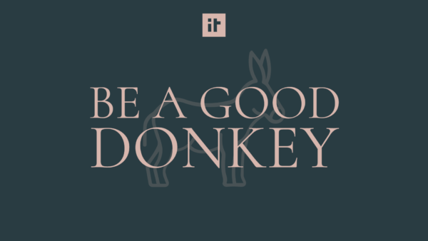 Be A Good Donkey Image